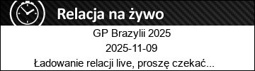 Wyścig o GP Brazylii Formuły 1 [Relacja live]