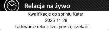 Kwalifikacje do Sprintu F1 w Katarze [Relacja live]