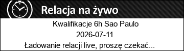 Kwalifikacje do 6h Sao Paulo WEC [Relacja live]