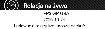 3. trening przed GP USA F1 [Relacja live]