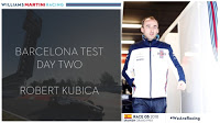 Robert Kubica Williams F1 testy Barcelona 