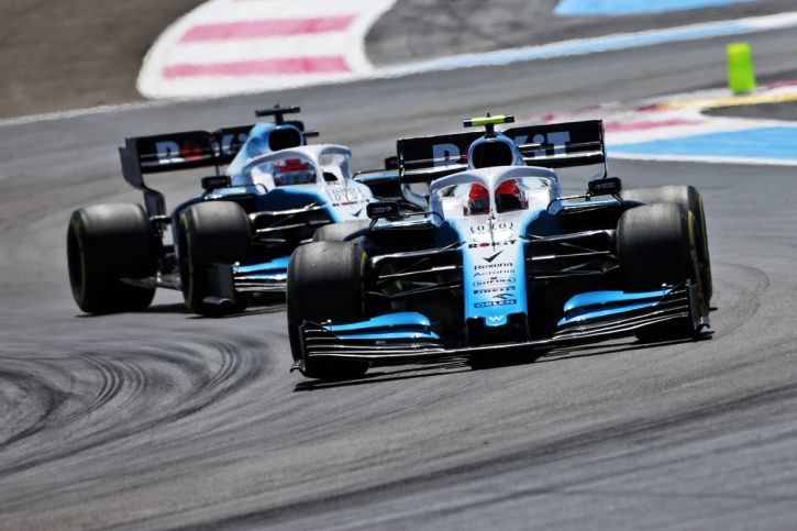 Robert Kubica George Russell F1 Grand Prix Francji Williams
