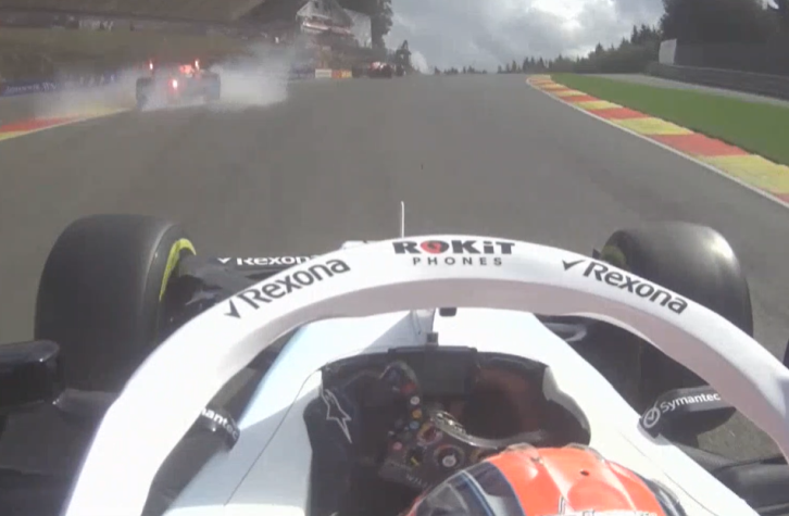 Kubica onboard Spa