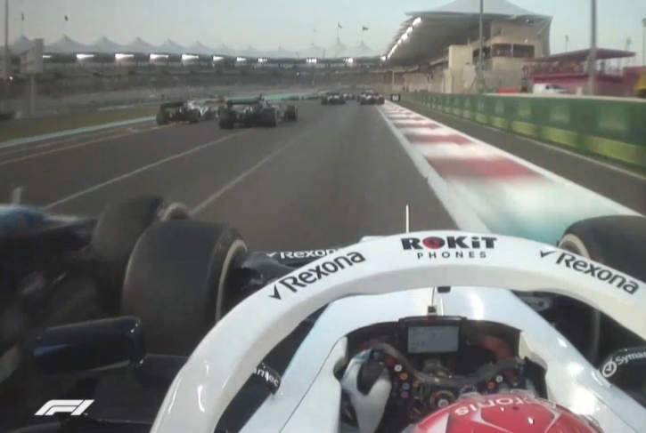 Russell start abu zabi f1 2019