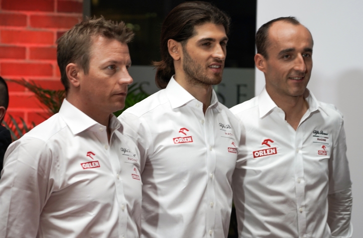 Kubica Raikkonen Giovinazzi