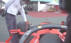 opony Vettel gp hiszpanii