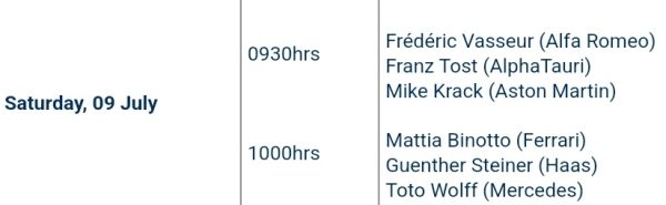 konferencje prasowe gp austrii 2022 szefowie