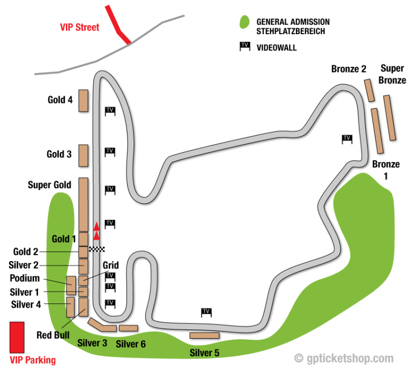 Hungaroring mapa bilety