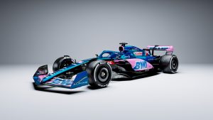 2022 - BWT Alpine F1 Team - Launch A522 - Blue single seater (25)