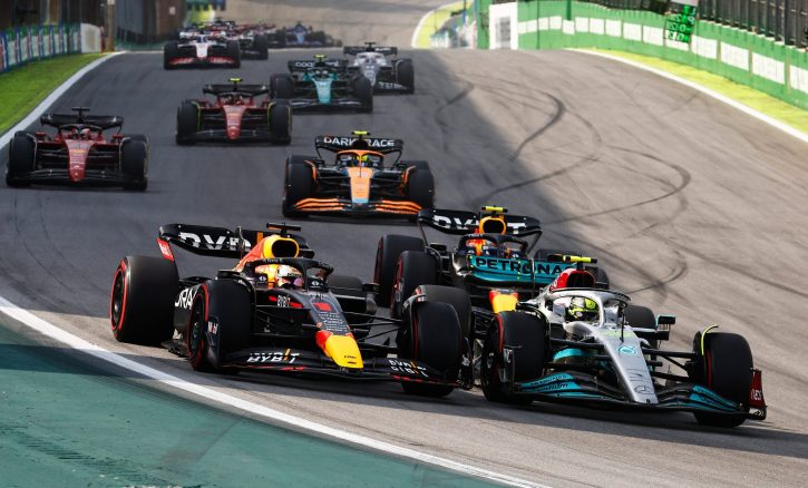 Hamilton Verstappen interlagos 2022