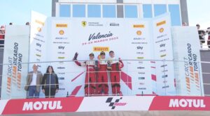 Ładniak podium Ferrari