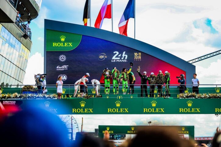 Podium Le Mans 2023 WEC