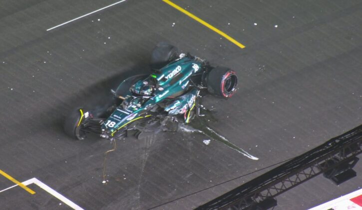 Stroll wypadek Singapur