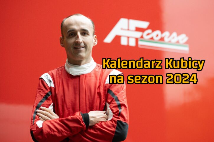 Kalendarz Roberta Kubicy 2024 wec