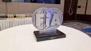 trofeum Lewis Hamilton