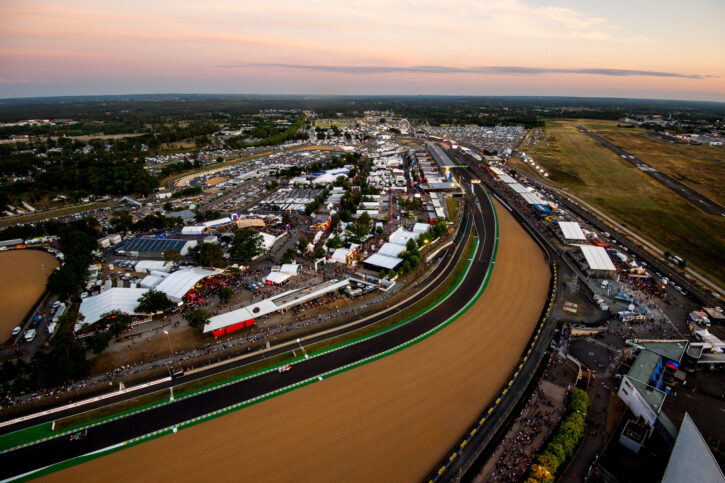 Sunset - Helicopter - 24 hours of Le Mans - Circuit de la Sarthe - Le Mans - France -