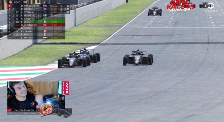 Sztuka Verstappen real racers never quit