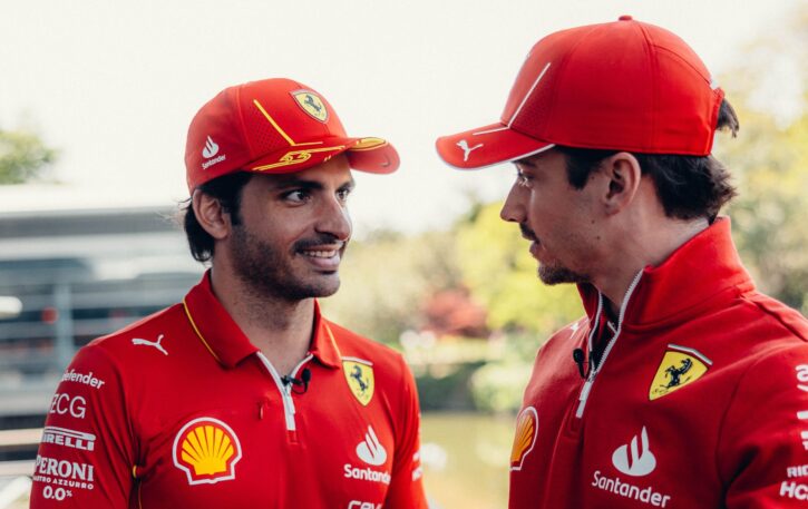 Leclerc Sainz Ferrari