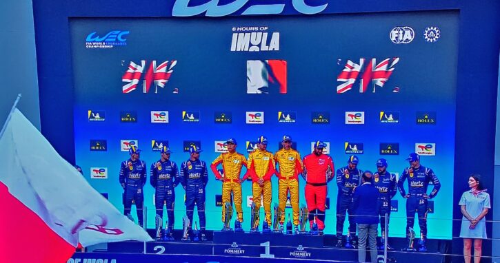 Podium 6h Imoli WEC