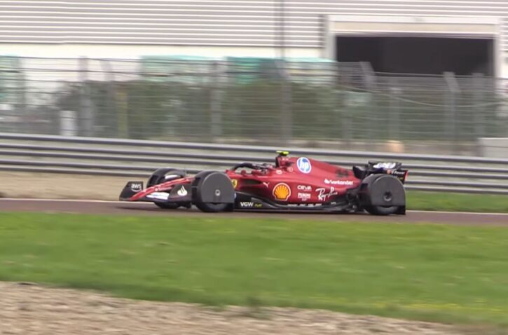 Ferrari test osłony