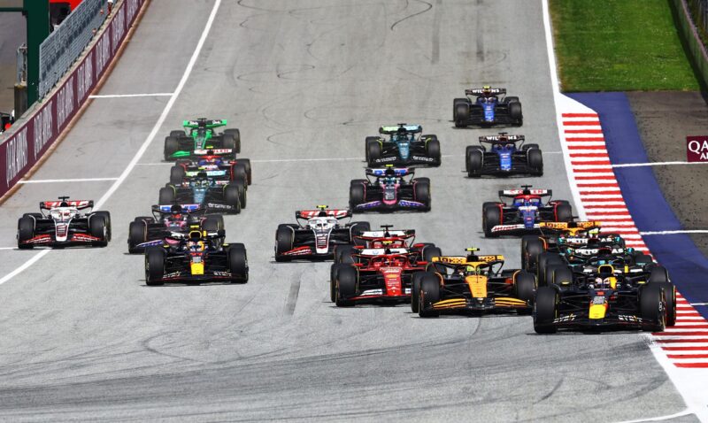 Start wyscig F1