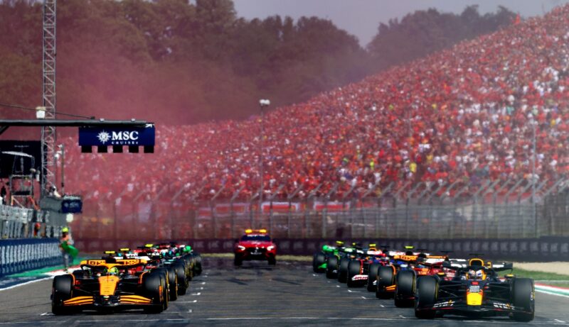 grid start f1 race