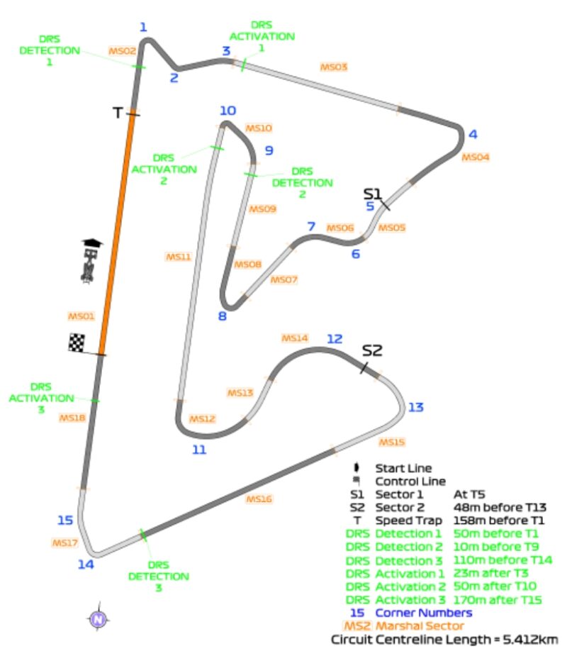 gp bahrajnu 2025 f1 mapa
