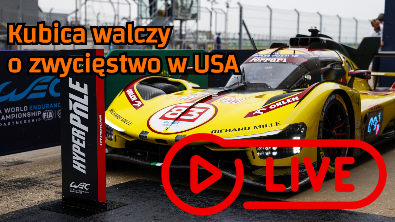 Robert Kubica walczy w Lone Star Le Mans 2025 [Relacja live]