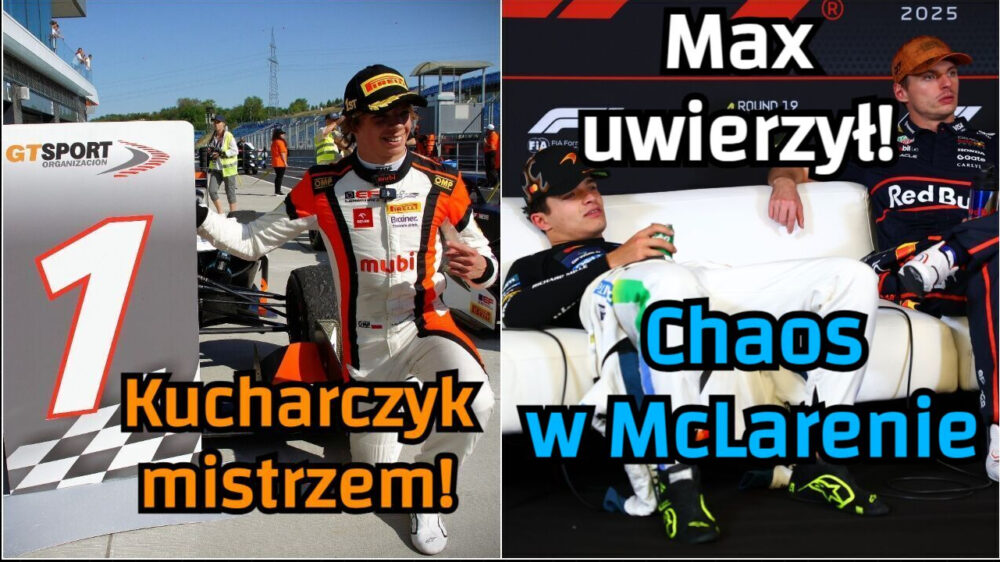 Kucharczyk mistrzem w genialnym stylu! Czy ktoś zatrzyma Verstappena? McLaren pogubiony