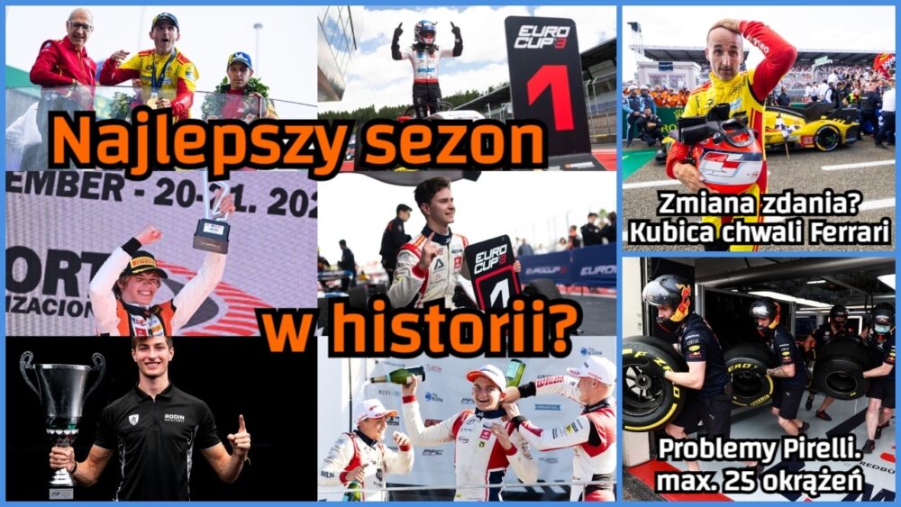 Tytuły, podia, zwycięstwa – świetny wyścigowy sezon Polaków. Kubica o Ferrari, wpadka Pirelli