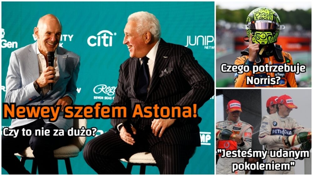 Czy to za dużo dla Neweya? Kubica o słowach Hamiltona. Norris mistrzem w Katarze?