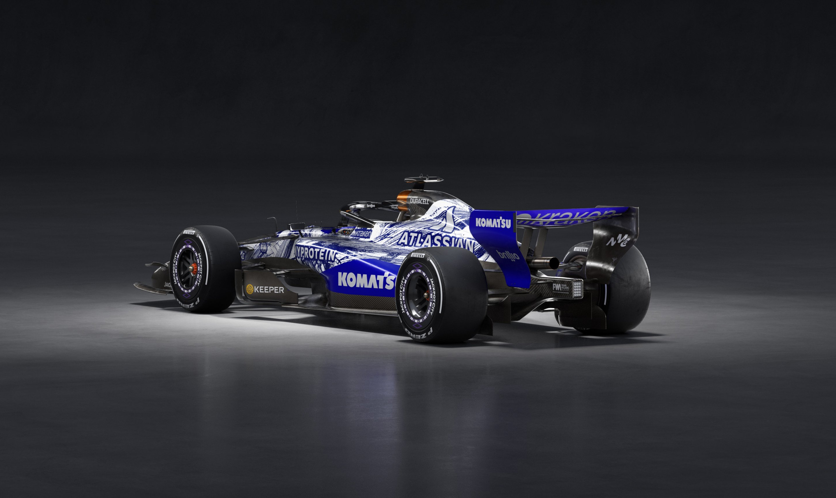 Williams pokazał malowanie na Barcelonę