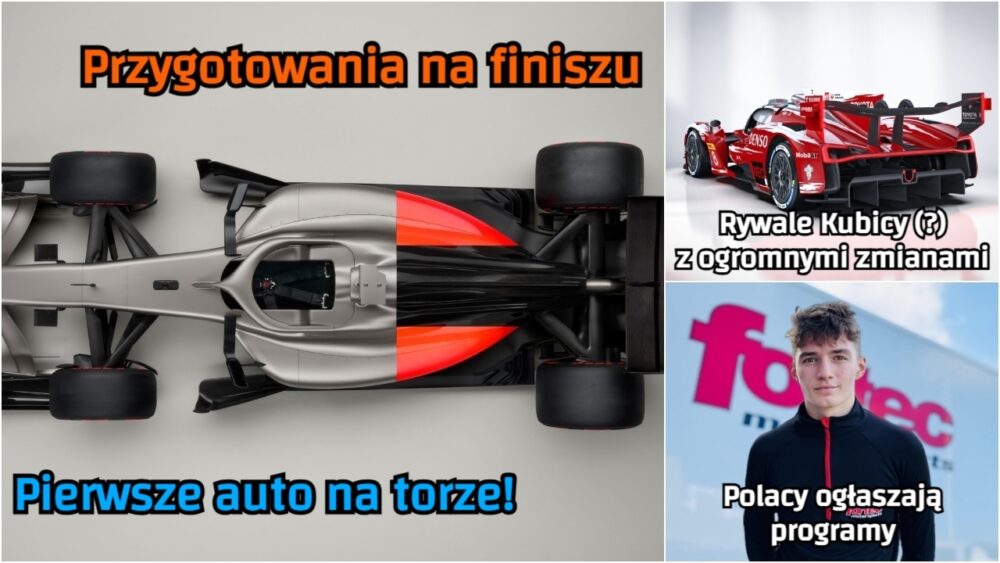 Testowanie przed sezonem 2026 rozpoczęte. Będą nowości. Kubica sportowcem roku?