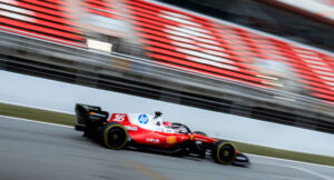 Ferrari testy Barcelona