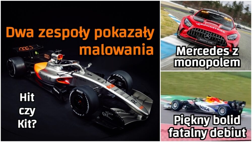 Haas i Audi pokazały barwy, RB z przygodą na torze. Aston już bez samochodu bezpieczeństwa