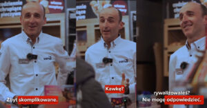 Robert Kubica na stacji