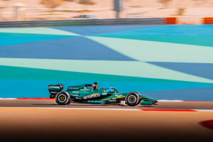 Aston Martin testy F1