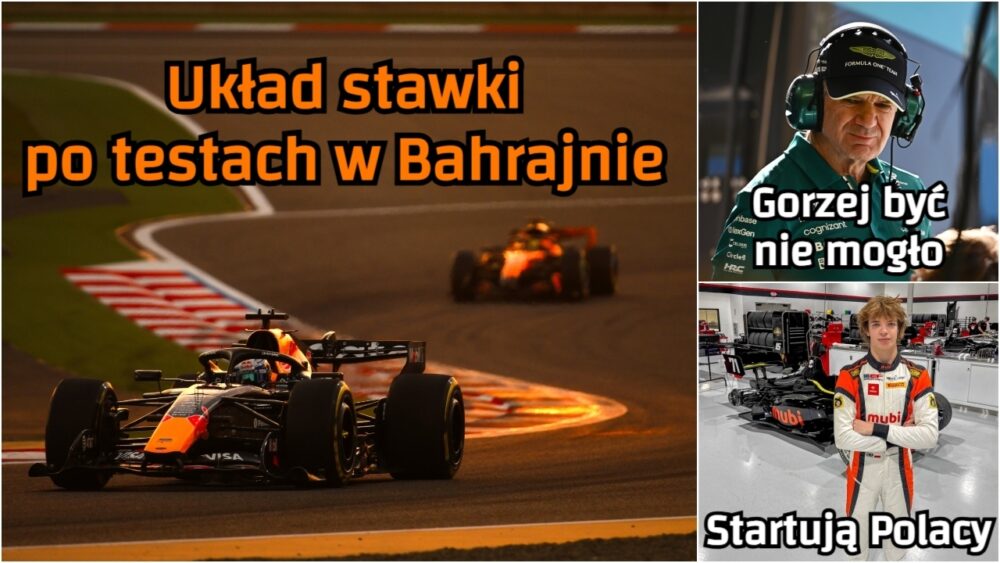 Od 1 do 11 – kolejność zespołów po testach F1. Ferrari najszybsze? Polacy zaczynają sezony