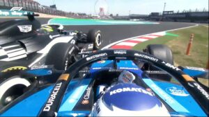 Kontakt Perez Albon GP Japonii F1 2026