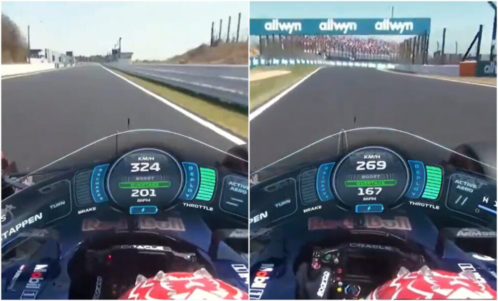 Verstappen przejechał 130R z pełnym gazem. 57 km/h różnicy…