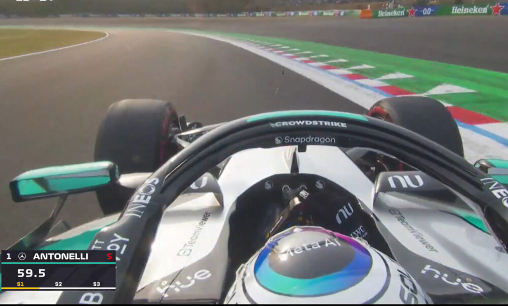 Onboard, ale niepełny. Czy F1 cenzurowała przejazd Antonellego?