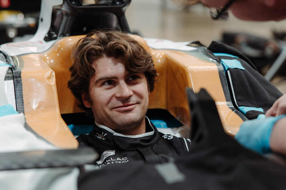 Seat Fitting - Formula One World Championship -Silverstone, England