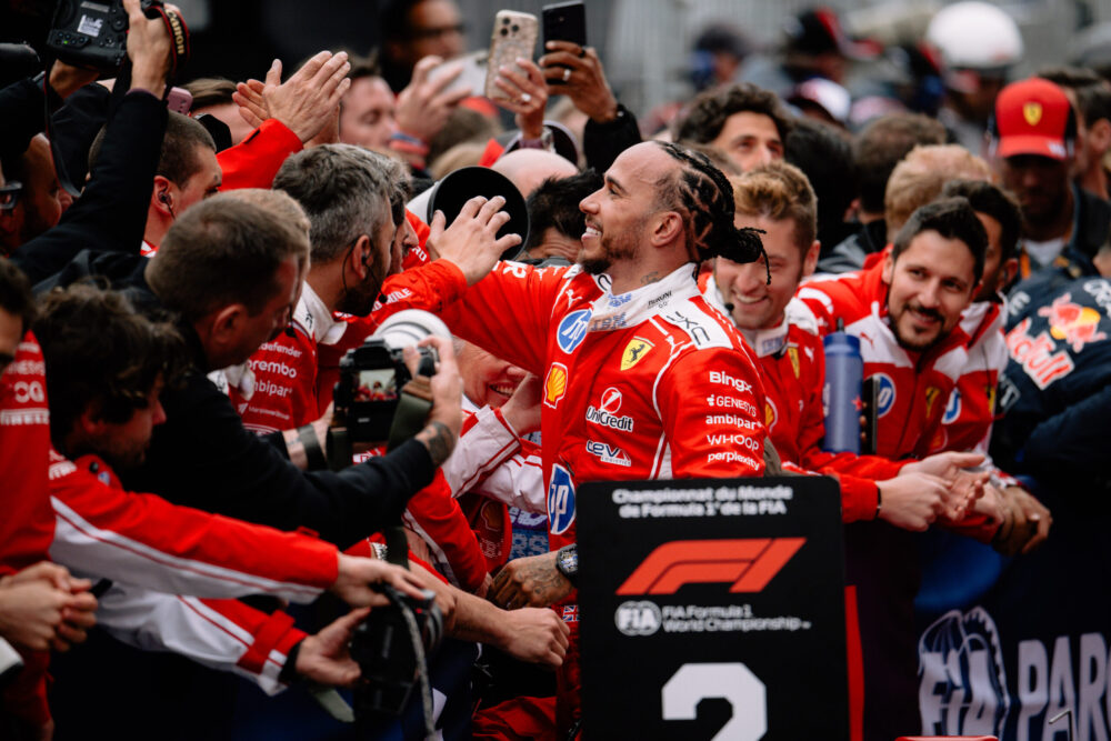 Hamilton po najlepszym wyniku z Ferrari: Przeniesiono dla mnie góry
