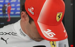 Leclerc Ferrari zawstydzony