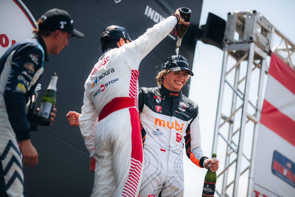 Podium i heroiczna walka z awarią. Tymek Kucharczyk po Mid-Ohio