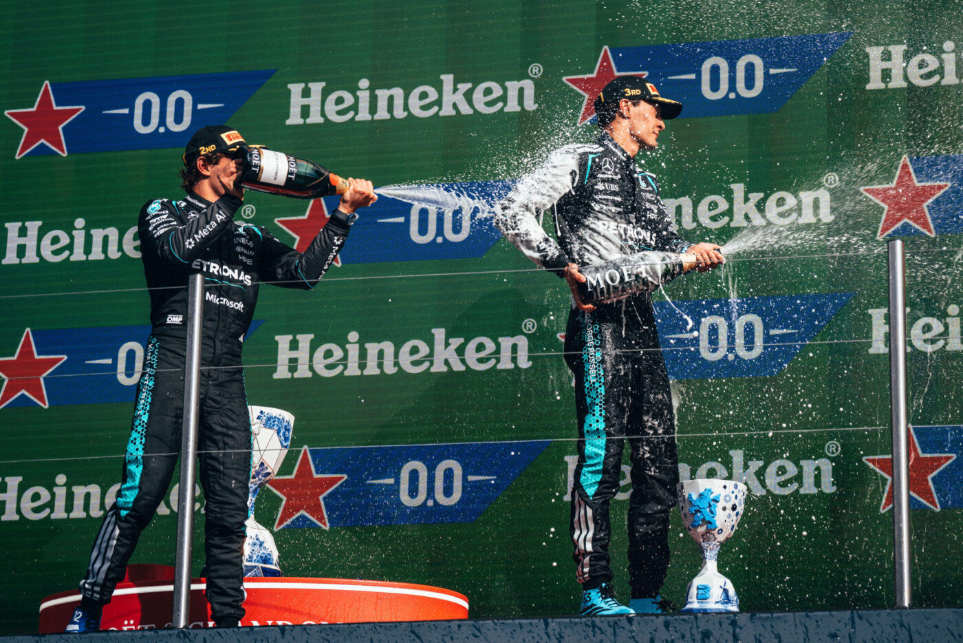 Wolff, Russell i Antonelli o team orders w Mercedesie