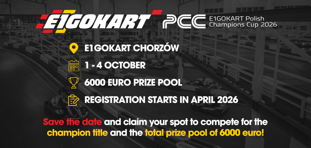 E1GOKART PCC w przyszłym tygodniu! Są jeszcze bilety!